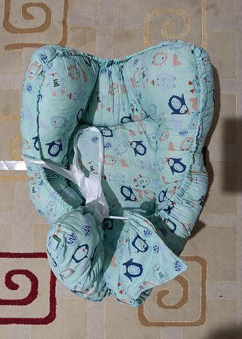 Pastel Renkli Baskılı Çocuk Uyku Seti - Görsel 2