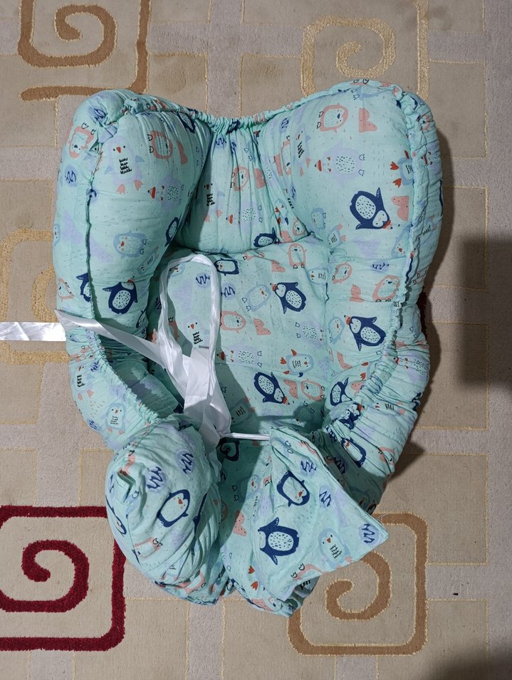 Pastel Renkli Baskılı Çocuk Uyku Seti - Görsel 2