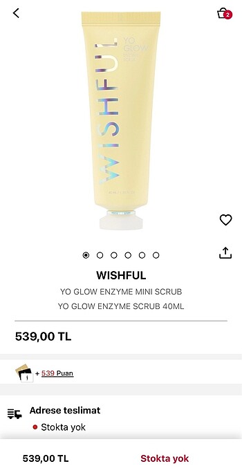 Sephora Wishful yo glow enzyme scrub
