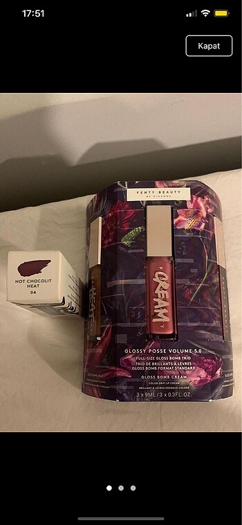 Gloss set + dior palet