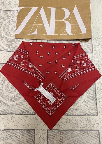 Zara Desenli Bandana