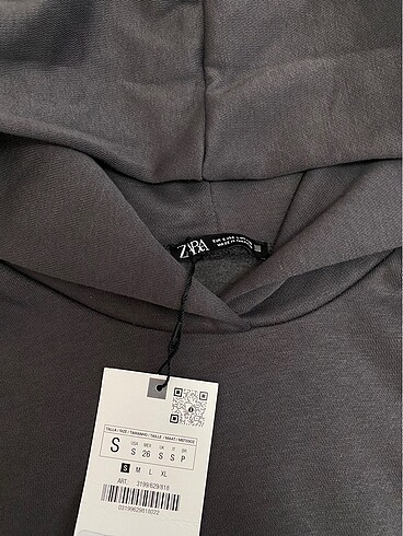 Zara Zara basic kapüşonlu sweatshirt