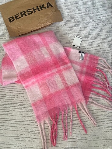 Bershka Pembe Atkı