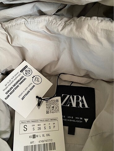 Zara Zara -20 derece korunaklı su geçirmez mont