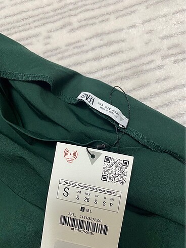 Zara Zara Asimetrik Drapeli Top Tek Kol