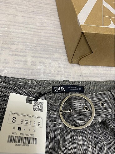 Zara Zara Kemerli Pantolon