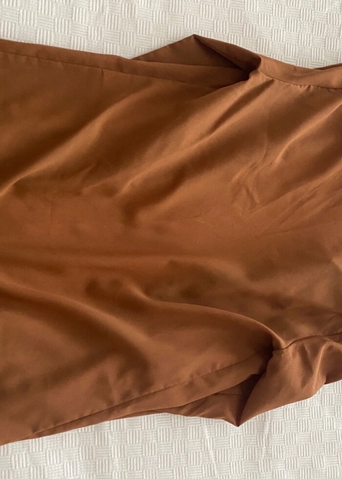 Kahverengi gömlek - Görsel 3