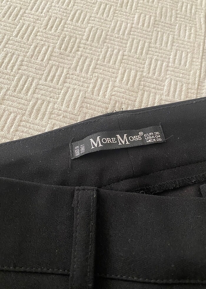 Siyah kumaş pantolon - Görsel 3