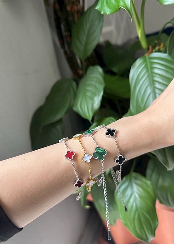 Zincir Detaylı Çok Renkli Kadın Bileklik - Görsel 2