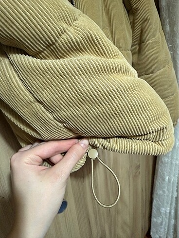 xs Beden camel Renk Bershka Mont / M