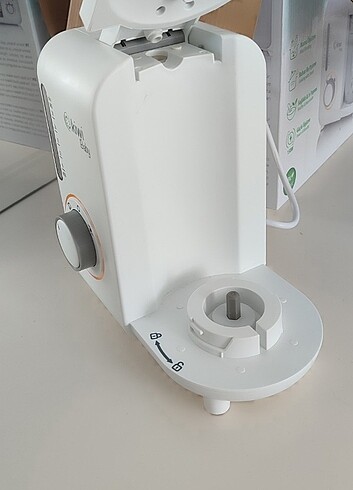  Beden beyaz Renk Kiwi buharli pisirici ve blender