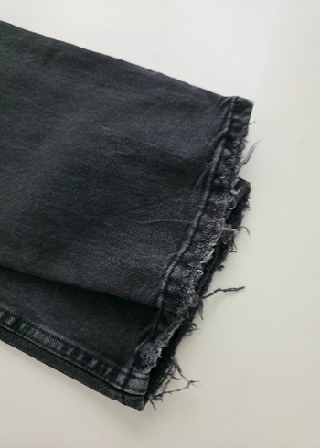 46 Beden Pullandbear Erkek Siyah Denim 2025 Jean