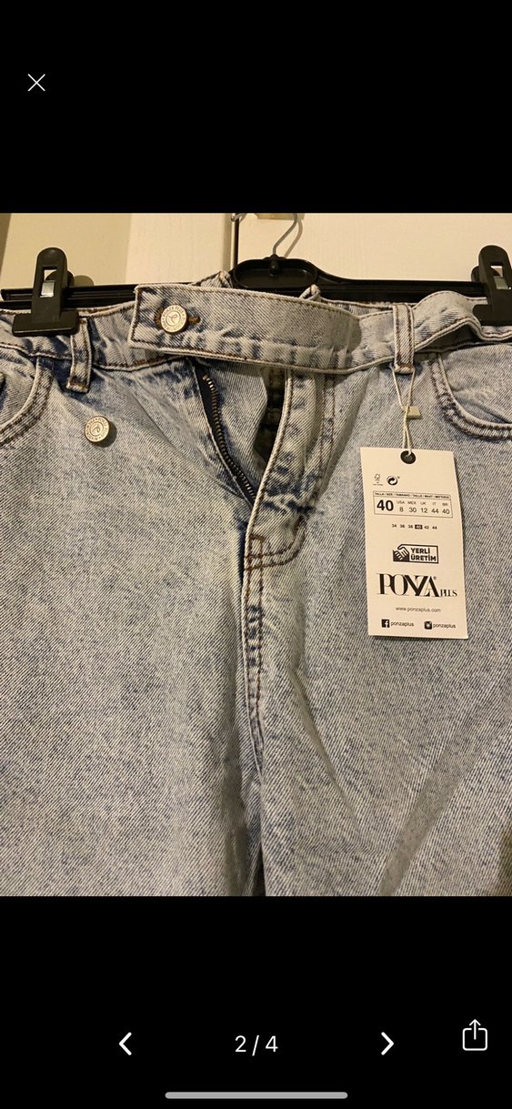 Mom jean zara muadil - Görsel 2