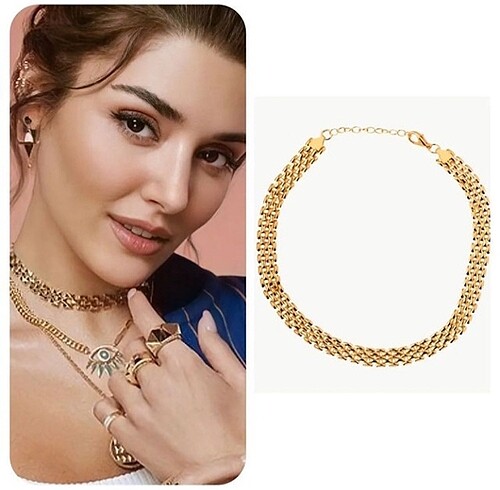 HANDE ERÇEL CHOCKER KOLYE ????