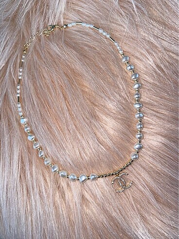  Beden Barok İnci Chanel Kolye