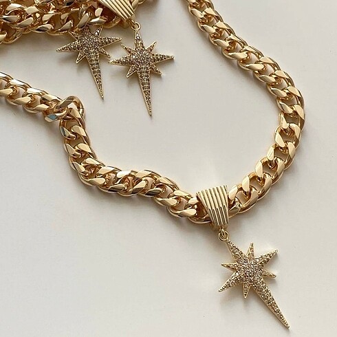 ZİRKON KUTUP YILDIZI KOLYE - Görsel 2