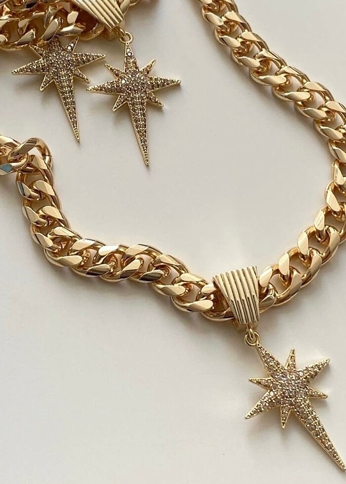 ZİRKON KUTUP YILDIZI KOLYE - Görsel 2