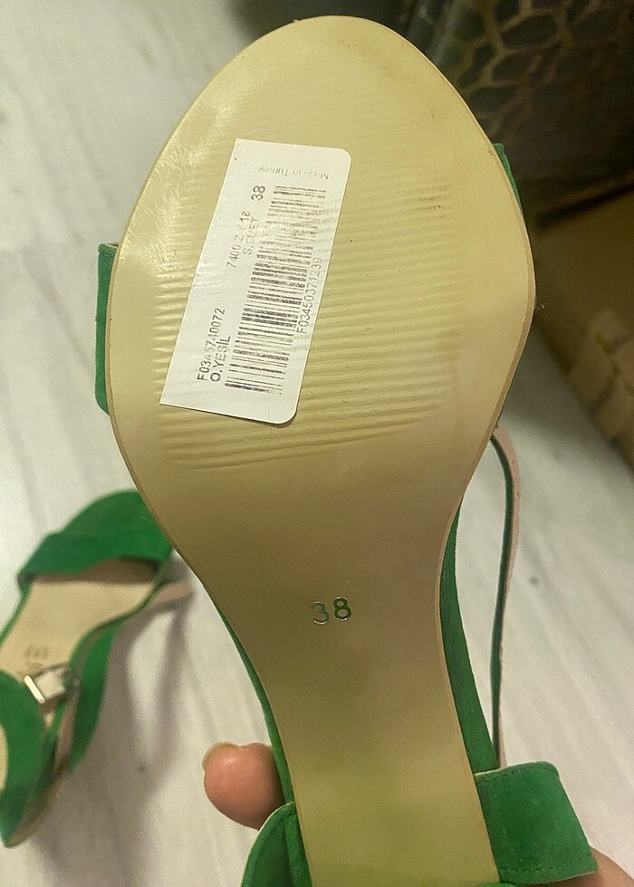 Bambi topuklu sandalet - Görsel 3