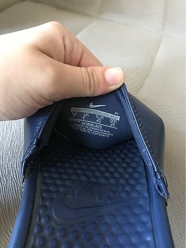 40 Beden lacivert Renk Nike terlik