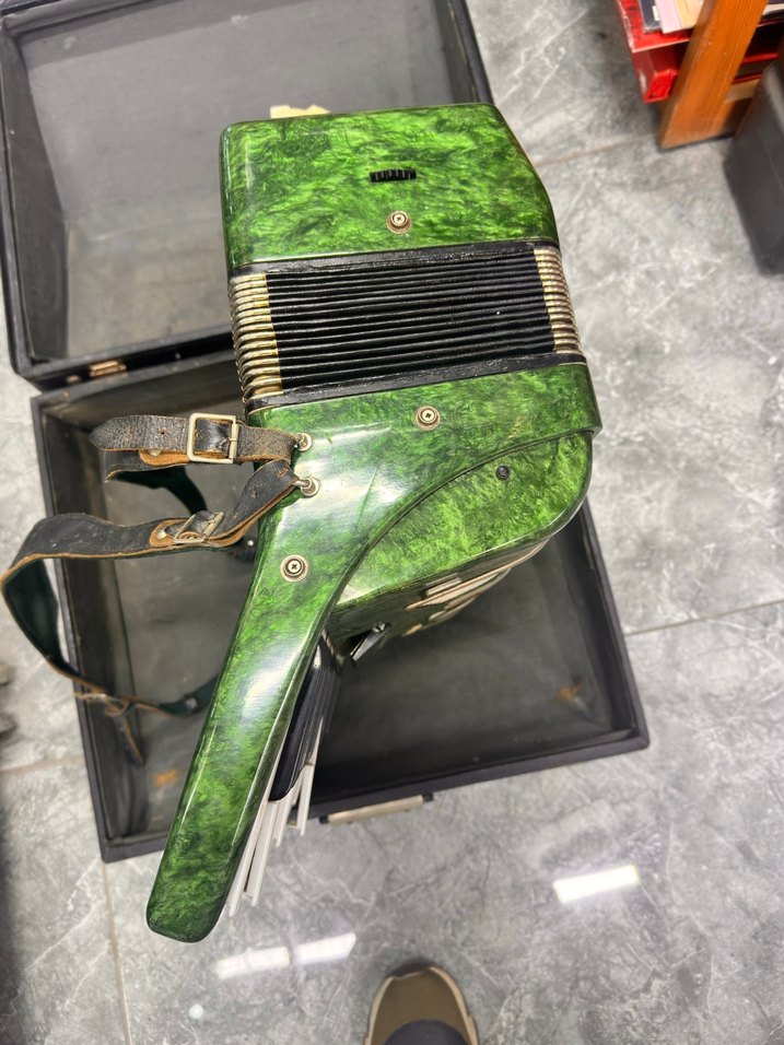 Buyuk Boy Calisir Durumda Akordion - Görsel 5