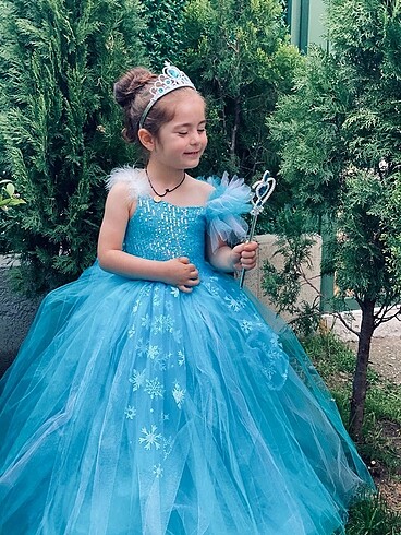 Elsa kostüm kıyafet
