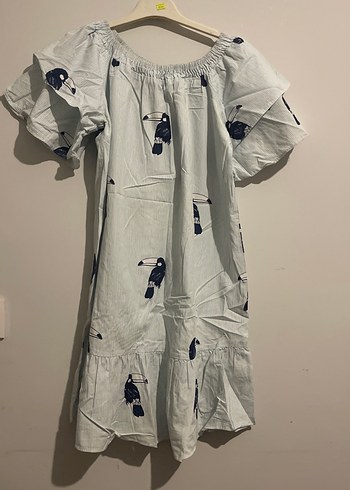 Gri Bohem Tarzı Keten Midi Elbise - Görsel 2