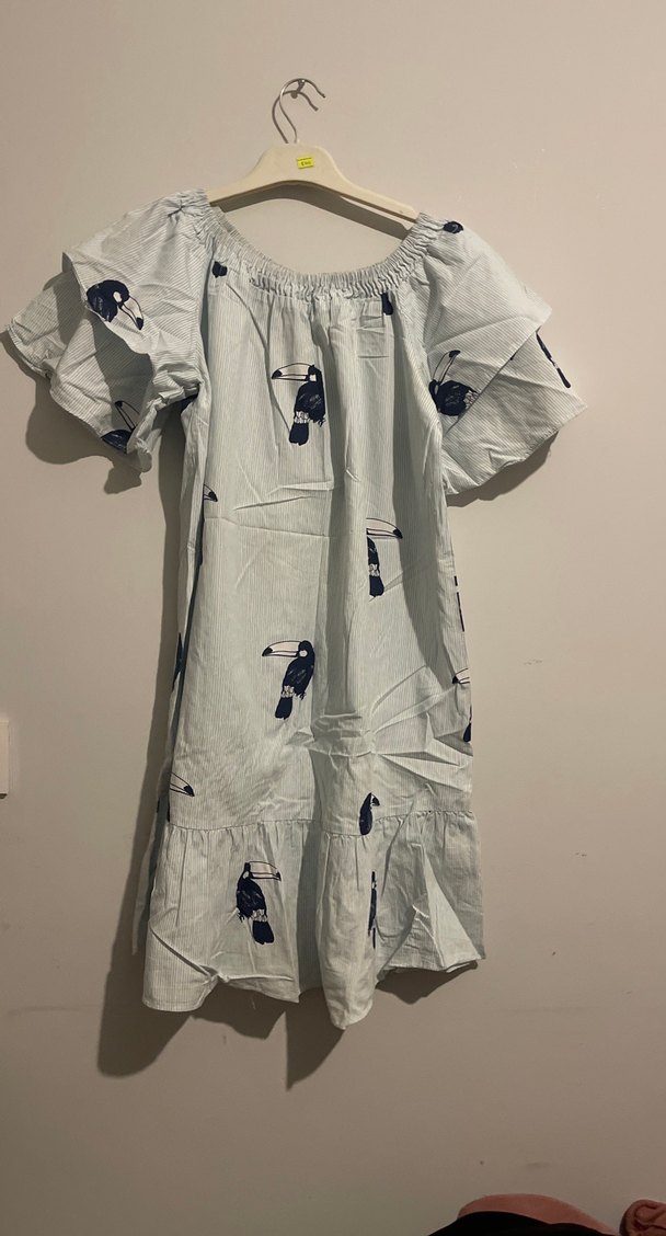 Gri Bohem Tarzı Keten Midi Elbise - Görsel 2