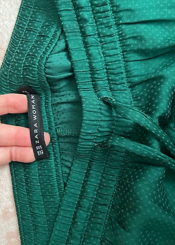 Zara Zara saten kumaş pantolon