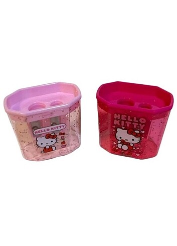 Hello Kitty Çift Bıçaklı Hazneli Kalemtıraş (1 Adet)