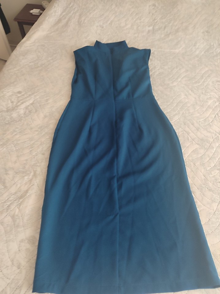 Lacivert Kadın  Elbise - Görsel 3