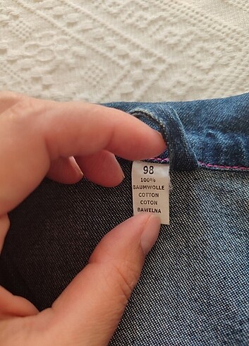 24-36 Ay Beden lacivert Renk Jean etek