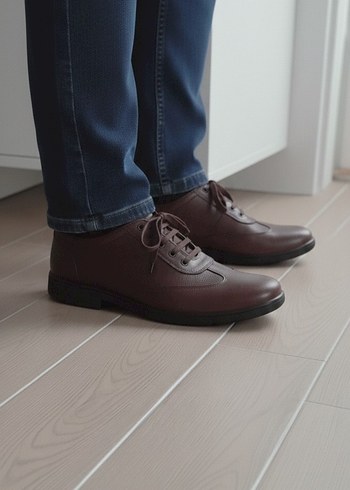 Kahverengi Erkek Bağcıklı Ayakkabı - Görsel 2