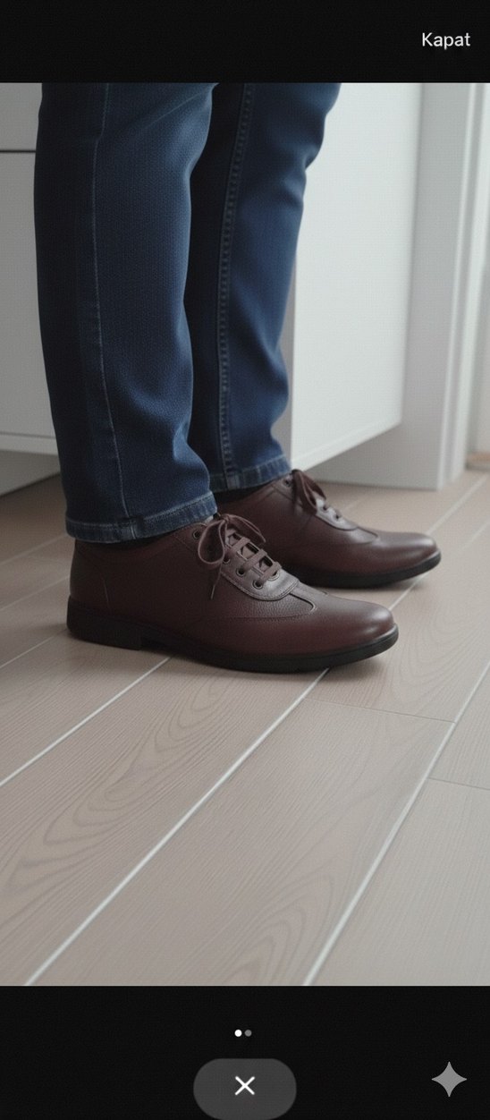 Kahverengi Erkek Bağcıklı Ayakkabı - Görsel 2