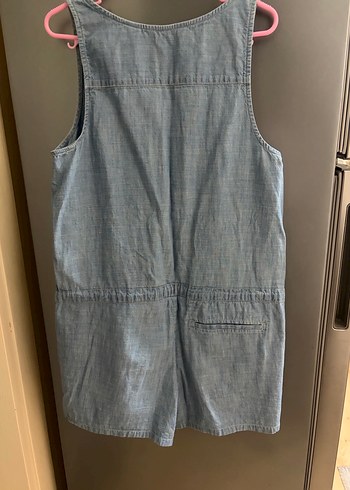 Levis Mavi Denim Kolsuz Midi Tulum - Görsel 2