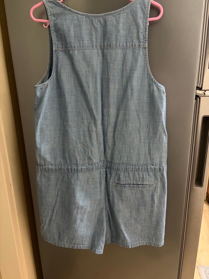 Levis Mavi Denim Kolsuz Midi Tulum - Görsel 2