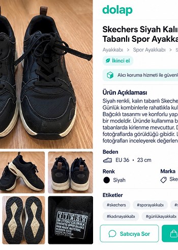 Skechers Siyah Skechers Spor Ayakkabi