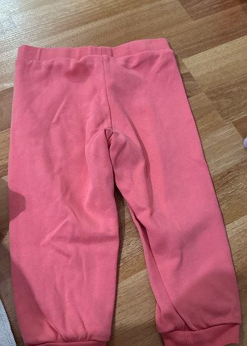 Kız Çocuk Pembe Polar Tayt - Görsel 3