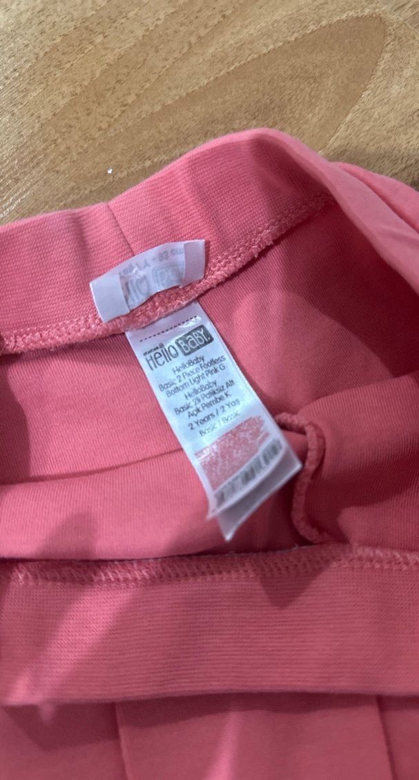 Kız Çocuk Pembe Polar Tayt - Görsel 2