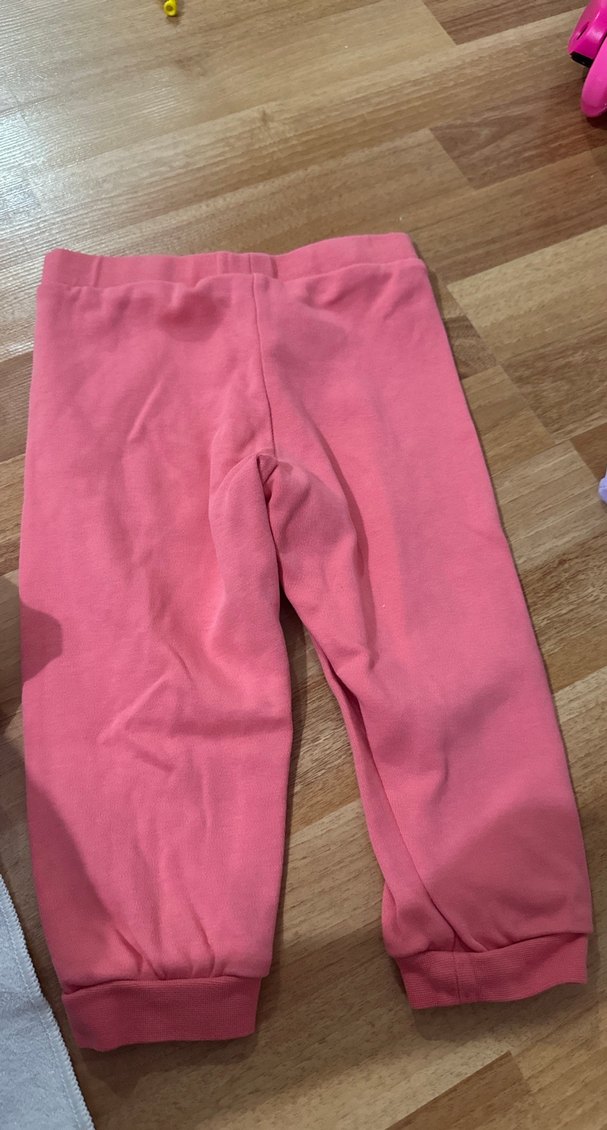 Kız Çocuk Pembe Polar Tayt - Görsel 3