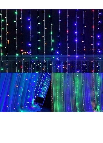 Diğer Saçaklı rengarenk LED perde