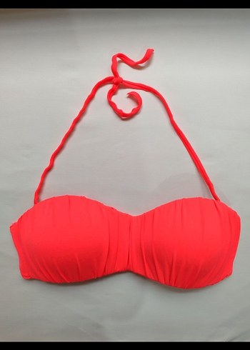 l Beden Penti Pembe Straplez Basic Bikini Üstü