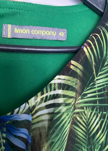 Yeşil Desenli Midi Bohem Elbise - Görsel 8