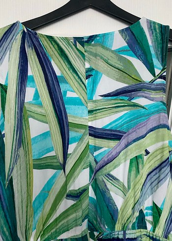 Kadın Çok Renkli Bohem Uzun elbise - Görsel 9