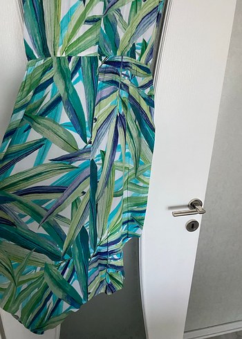 Kadın Çok Renkli Bohem Uzun elbise - Görsel 7