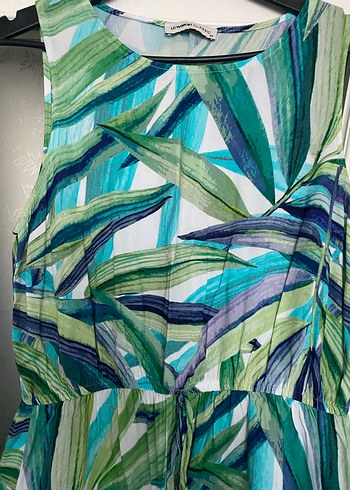 Kadın Çok Renkli Bohem Uzun elbise - Görsel 2