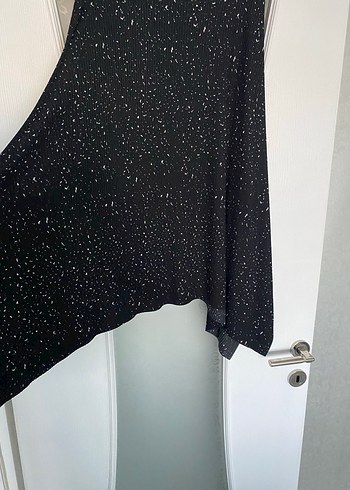 Kadın Siyah Uzun Drapeli Etek - Görsel 4