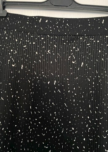 Kadın Siyah Uzun Drapeli Etek - Görsel 3