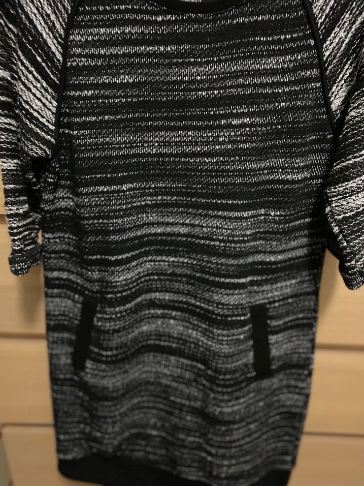 Gri Kadın Yün Örgü elbise - Görsel 2