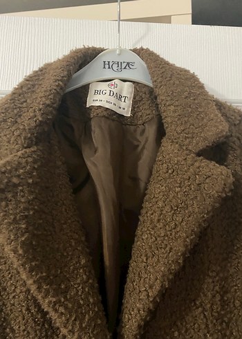 Kahverengi Midi Kadın Kaban - Görsel 3