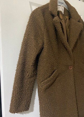 Kahverengi Midi Kadın Kaban - Görsel 5